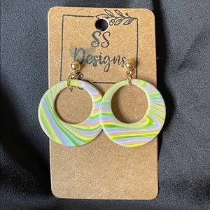 Polymer clay earrings